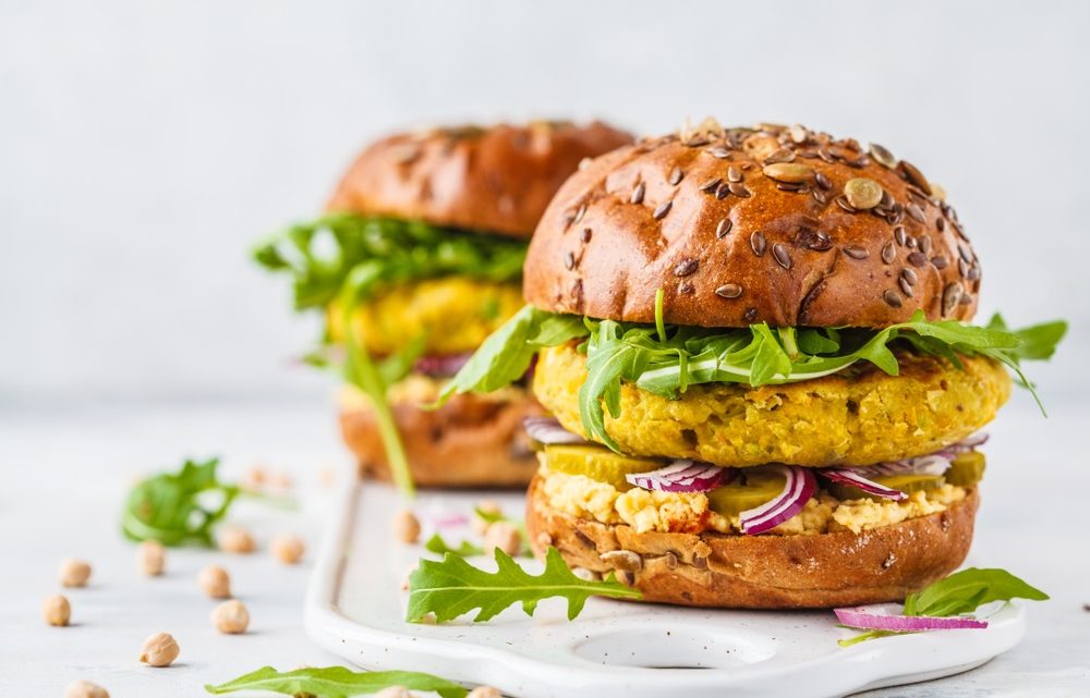 Rezept fuer koestlichen veganen Burger