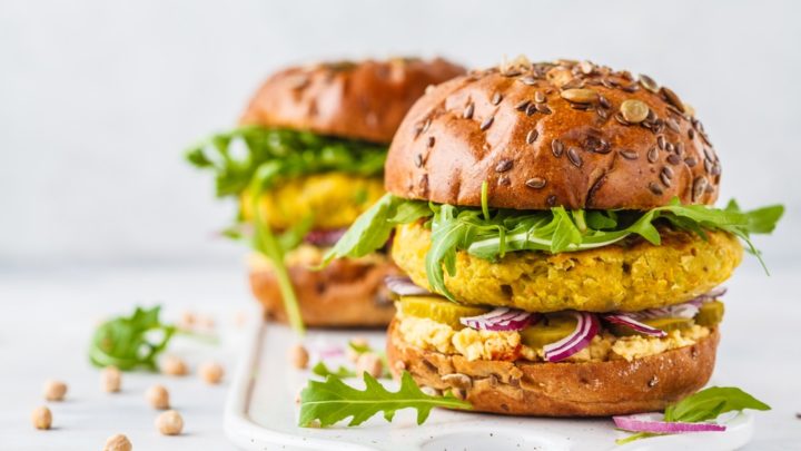 Rezept fuer koestlichen veganen Burger